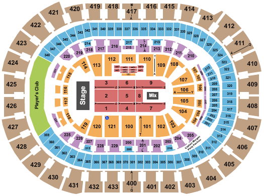 Capital One Arena Adam Sandler Seating Chart